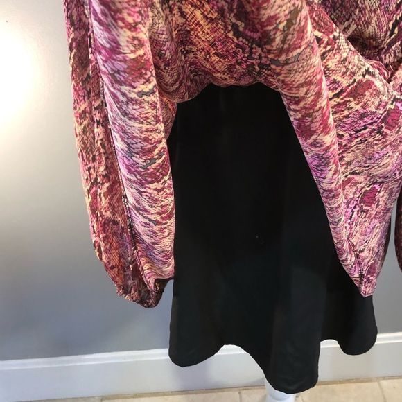 Bar III Pink and Purple Backless Dress - Picture 3 of 11